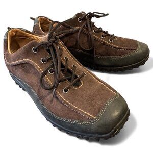 Mephisto All Rounder Men’s Shoes Brown Suede Leather Size 10 Excellent Condition